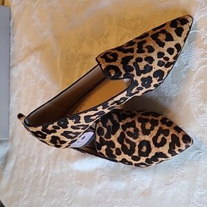 Franco Sarto Camel Hair Leopard Shoes